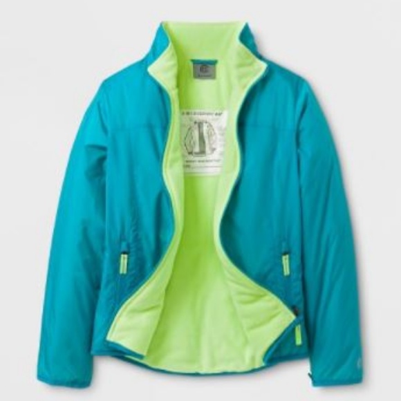Girls 3 in 1 Teal Jacket Size Small - Picture 3 of 4